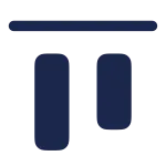 Align Top SVG Icon